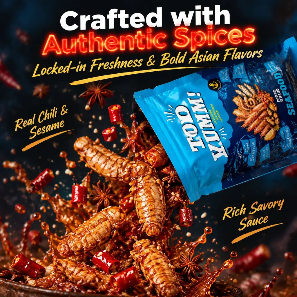 Ready-to-Eat Spicy Seafood Delight - Seasoned Crawfish Tails