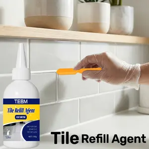 Fast-Drying Tile Grout Sealant, Interior Sealing Adhesive, Waterproof Anti-Mold Grout, Effective Joint Filling, RV Kitchen Bathroom Repair