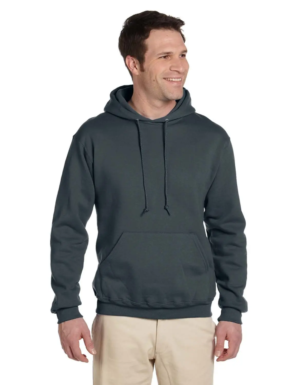 Jerzees Men's 9.5 Oz., Super Sweats® Nublend® Fleece Pullover Hooded Sweatshirt