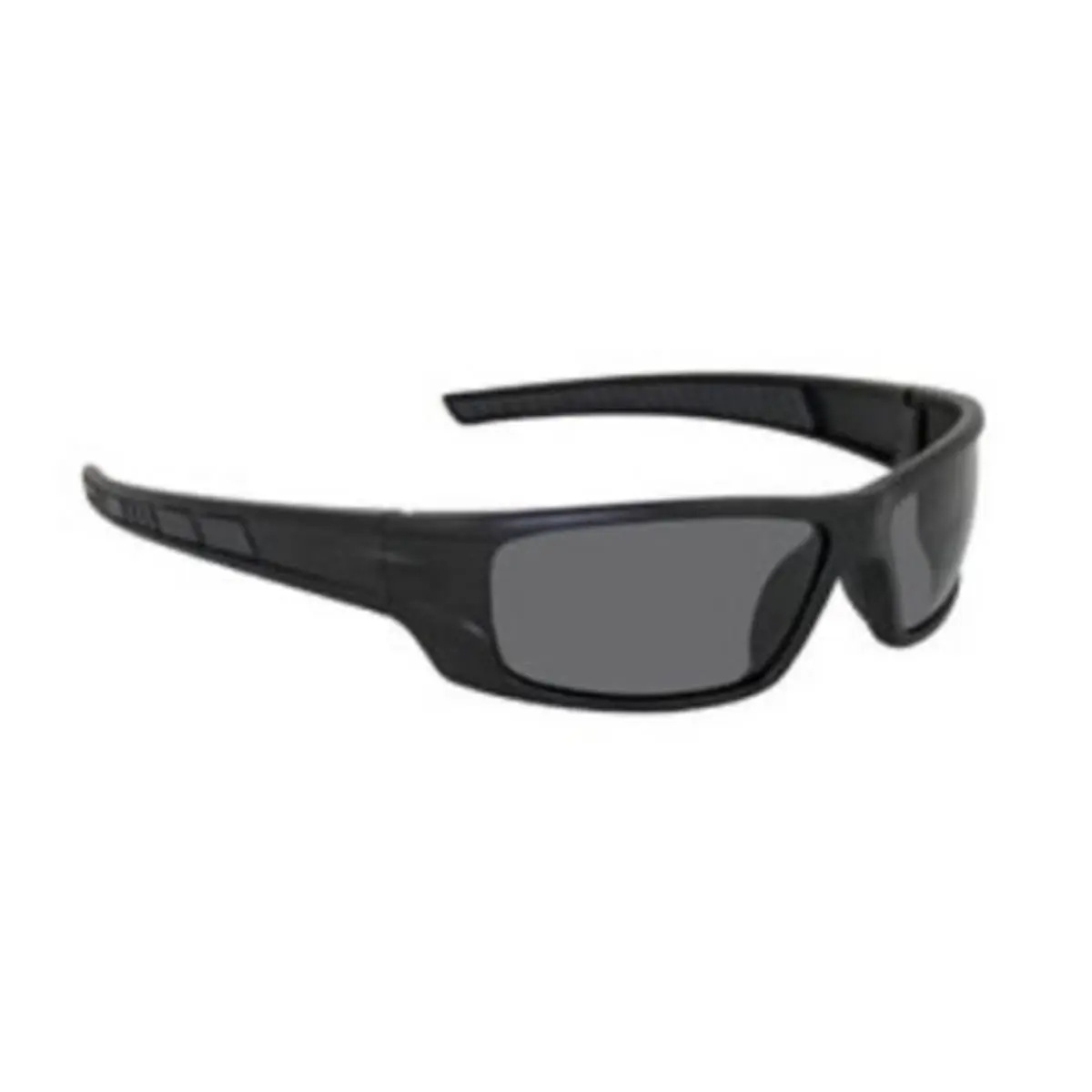 SAS Safety VX9 Work Safety Glasses - Black Frame, Grey Polycarbonate Lenses, Anti-Fog Coating, UV Protection, Non-Slip Nose Piece, ANSI Z87.1 Certified for Hunting Practice, Work Safety Equipment
