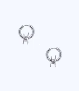 The Barbed Wire Hoop Earrings