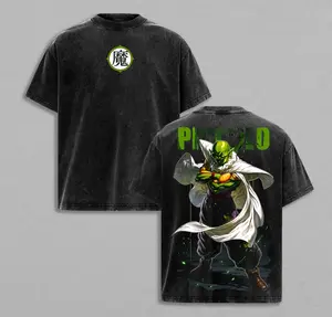 Piccolo Dragon Ball Z Namekian Warrior Anime T-Shirt, Vintage Washed Graphic Tee