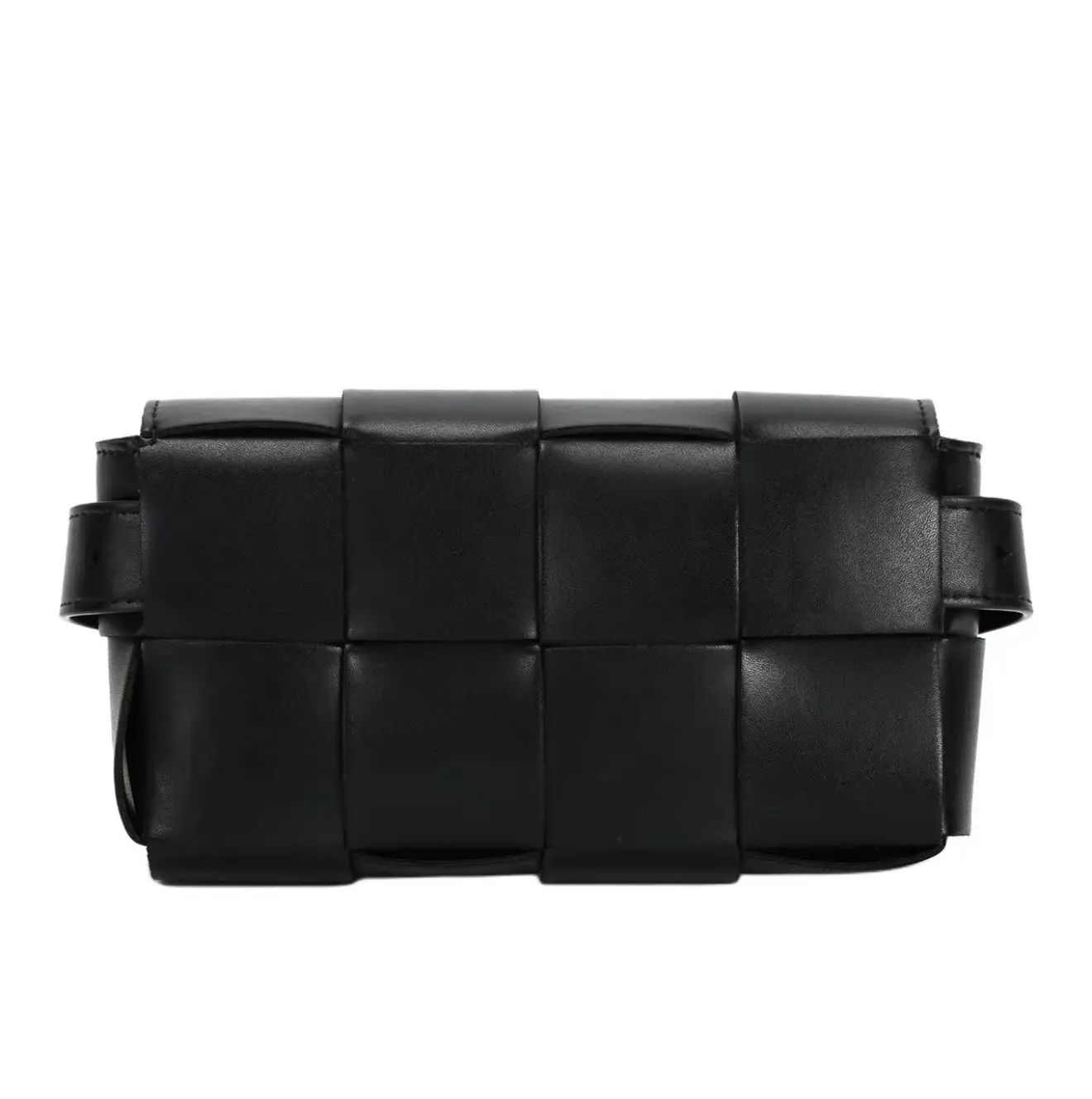 Pre-owned BOTTEGA VENETA Black Eight Pocket Waist Bag / Chest Bag(2602139)