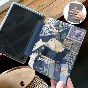 kindle case Acrylic back shell with hand strap,kindle paperwhite 12th 7inch、11th gen 6.8inch 2024 2022 basic11th generation