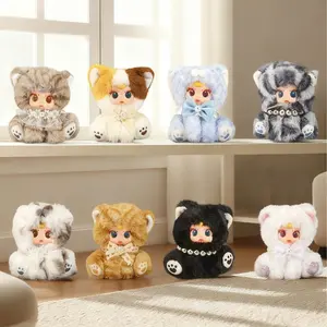 Christmas Gift Cute Cat Charm Blind Box, Miniature Candy Naughty Cat Pendant, Beautiful Figurine Blind Box, Adorable Kitty Accessory, Blind Bag