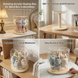 Restock my blind boxes with me! ✨ This rotating display is a game changer. 🍭