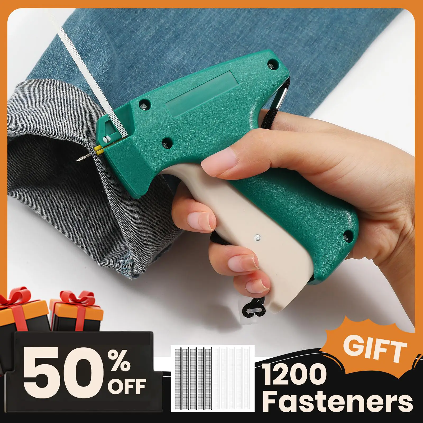 Micro Stitch Tool, 1200 Micro Stitches, Quick Clothing Fixer, Quickly Repair and Alter clothes in emergencies, For Dresses, Jeans, Shirts and Other Cl