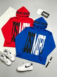 2PCS。OSIMIRI Winter Outfit Hip-Hop Style HoodedSweatshirtLoose Fit Hoodies for Men Leisure Essential AlphaBetfoamY2K Streetwear Christmas Gifts Casual PulloverSportswearTops Clothes Menswear Sporty Stylish