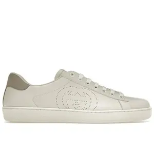 Gucci Men's Ace Perforated Interlocking G White, from StockX