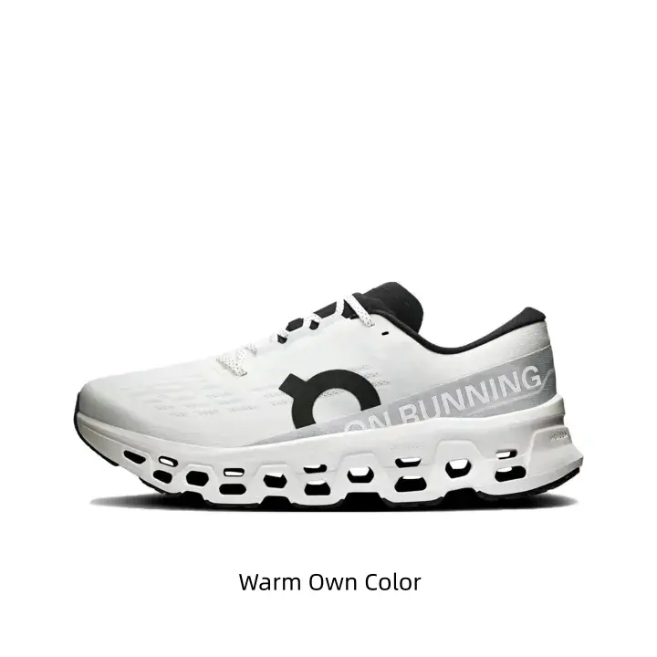 Multi-scene neutral training sneakers built for long-distance jogs, gym workouts & city daily commutes, sweat-wicking pure white mesh, hollow white non-slip midsole eases all-day foot fatigue, limited stock
