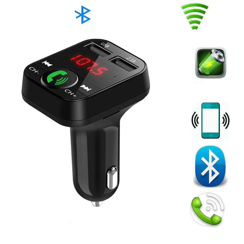 Portable Car Charger, Dual USB Ports Car Charger, Auto Phone Charger Adapter with LED Light, Apple Carplay Adapter, Car Accessories Must Have, Car Gad