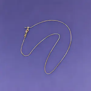 Box Chain Adjustable Slider Necklace