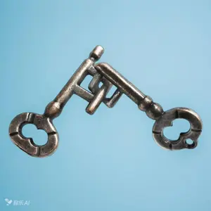 A Classic Metal Puzzle Toy, Designed for High-IQ Learning. Precision, High Quality, Suitable for Adults Seeking Logical Thinking Challenges. A Compact Puzzle Game and a Great Gift Choice.