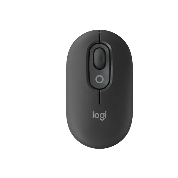 Logitech POP Mouse - Small Wireless Bluetooth Scrolling Cable-Free Mouse with Programmable Buttons, Quiet Clicks, Easy-Switch Between Up to 3 Devices for Laptop, Tablet, PC, Small Wireless Mouse