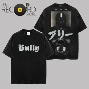 YE - Bully Album Merch 2026 Premium Washed T-Shirt For Ye Fans, Ye Stans Hip-Hop Shirt, Gift For Ye Fan Graphic Tee, Bully Album Fan Merch Shirt HIL