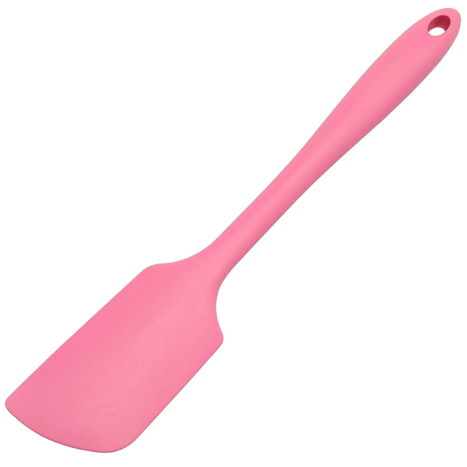Premium Silicone Angled Spatula, 11 Inch, Pink