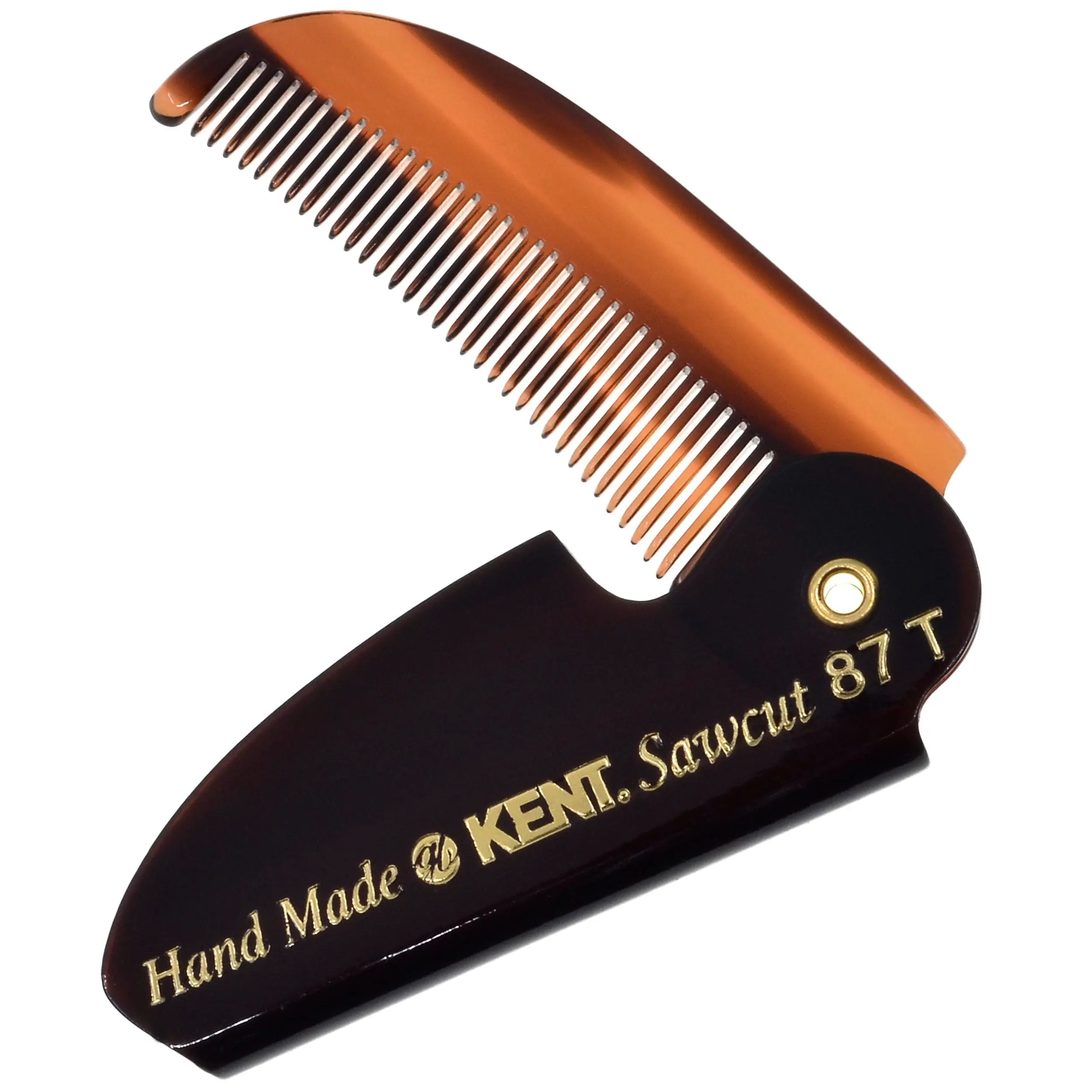 2.4" Handmade Fine Tooth Folding Pocket Comb
