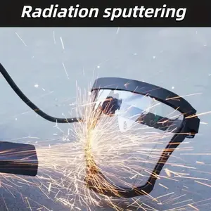 HD gray Full Face Super Protective Shields, Anti-blue Light Unisex Cycling Face Shield with Splash Proof Full Face Protective Protect Eyes, Nose, Mouth, Anti-splash and Anti-sand Headgear