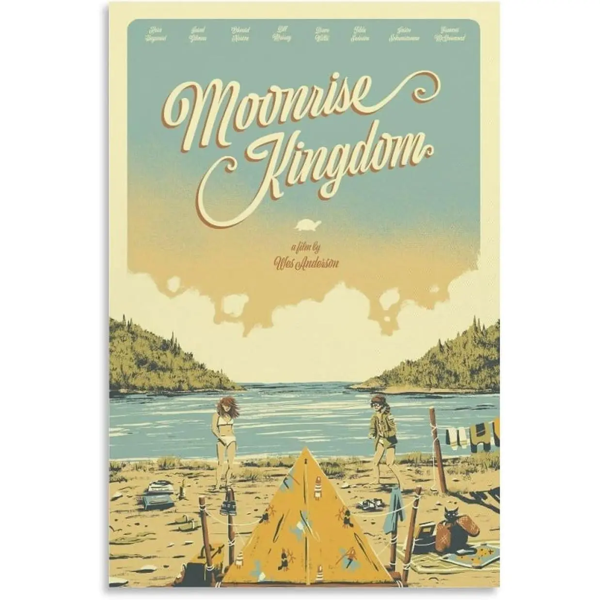 Moonrise Kingdom Movie Room Poster 5 Living Room Printing Oil Painting Interior Decoration Poster