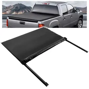 FOR 88-07 CHEVY SILVERADO/GMC SIERRA 1500 6.5FT BED SOFT ROLL-UP TONNEAU COVER