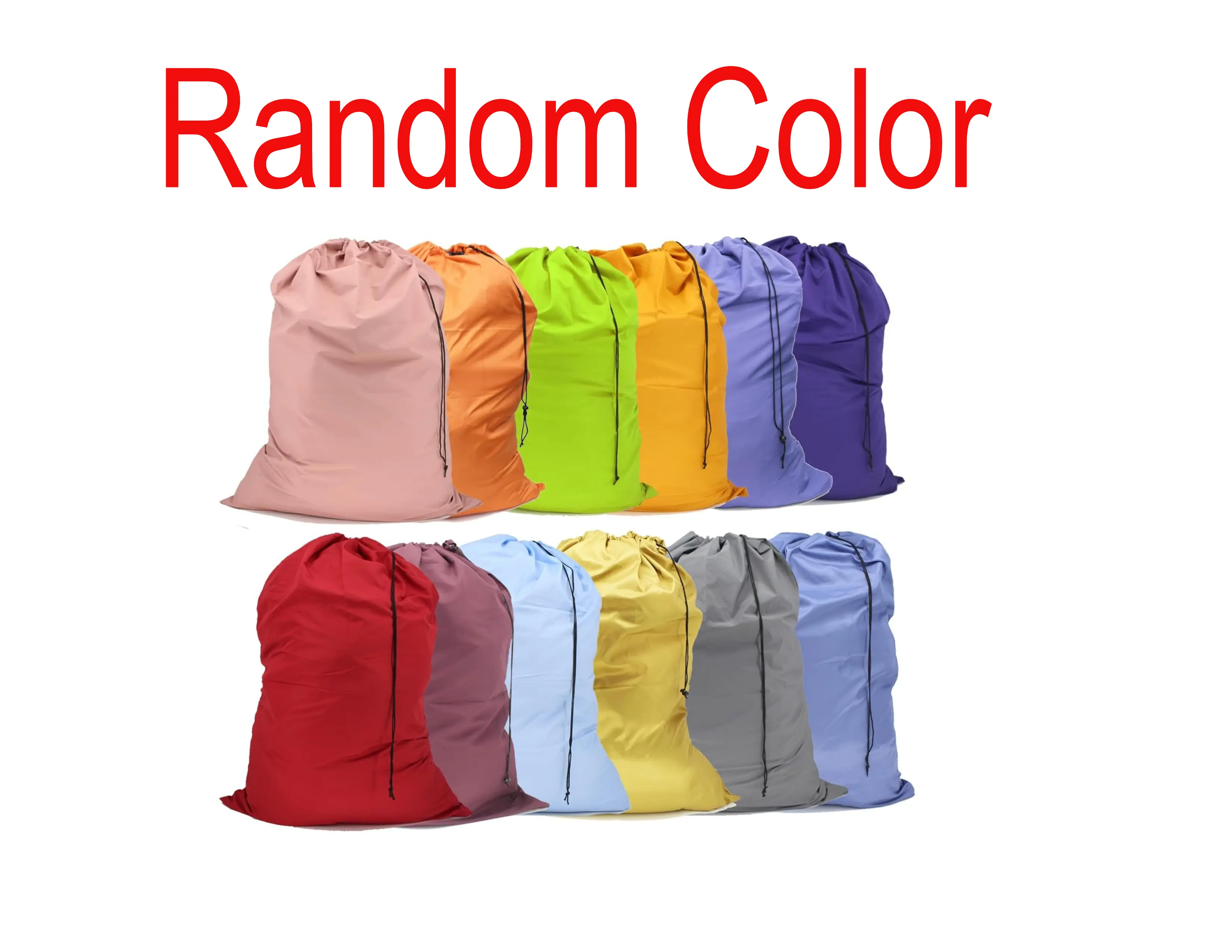 Extra Large Nylon Laundry Bag - 30x40in Portable Laundry Accessory, Drawstring Hamper for Dorm Room, Traveling, Machine Washable