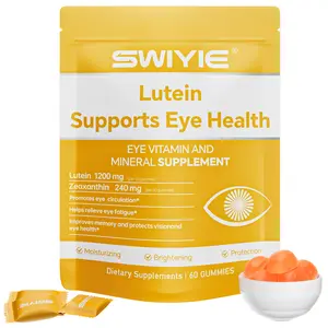 Swiyie Lutein & Zeaxanthin Gummies – Blue Light Defense, Vision Support, Berry Flavor，Eye Health Supplement with Astaxanthin, Vitamin A C E –  – 60 Gummies Healthcare Dietary Fitness Edible