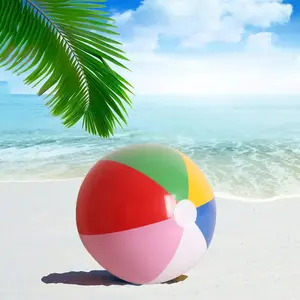 Summer Inflatable Balloons Lticolor Hawaii Vocation Beach Ball Children Outdoor Swimming Pool InteractiveToy Party