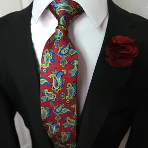 Burgundy Paisley Tie