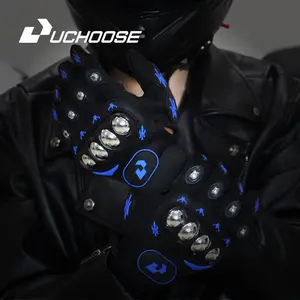 Touchscreen Motorcycle Riding Gloves, Spring Summer Motorbike Gloves, Anti-Drop Hard Shell Protection, Off-Road Cycling Gloves, Tactical Windproof