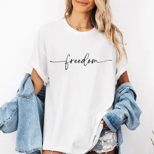 T-shirt Women's Vintage Graphic Round Neck Tee, Casual Short Sleeve T-shirt for Summer, Women's Top for Daily Wear Vintage Graphic Tees