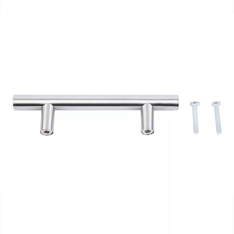 30-Piece Set of Brushed Nickel 5-Inch Kitchen Cabinet Pulls Stainless Steel Drawer T-Handles 3-Inch Hole Center Spacing Limited-Time Special Offer TikTokShopBlackFriday