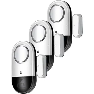 120 DB Loud Door and Window Open Alarm Sensor 3 Pack for Kids, Dementia Patients Safety, Burglar Anti-Theft Security Alarms Keep Your Home, Pool, Cabinet, Business Safe