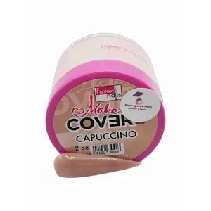 Fantasy Nails 2oz Cappuccino Vibrant Hue Acrylic Powder, Nail Supplies for Extensions & Art Decoration