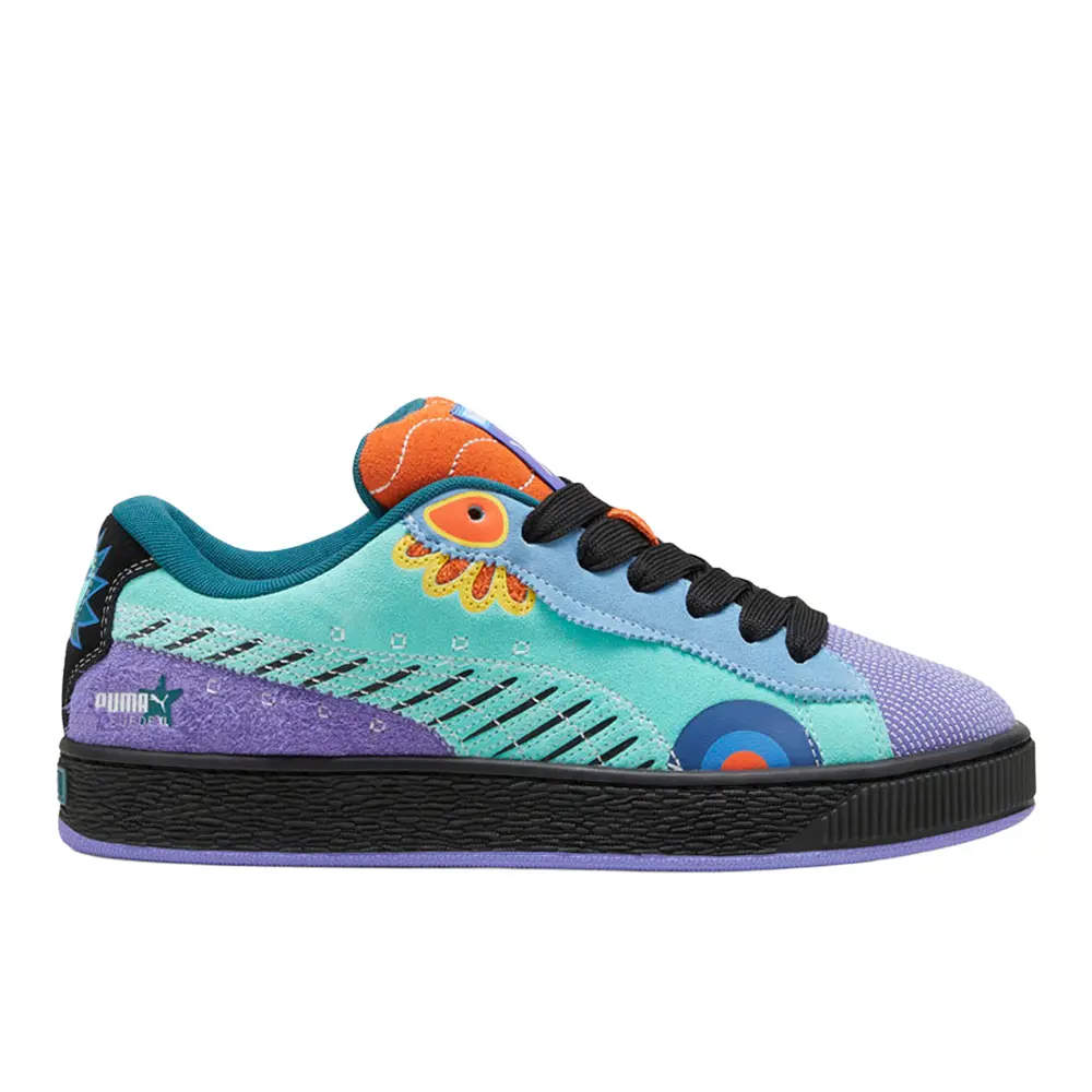 PUMA Mens Suede Xl Ddlm Lace Up Sneakers Shoes Casual - Blue, Purple PUMA Mens Suede Xl Ddlm Lace Up Sneakers Shoes Casual - Blue, Purple
