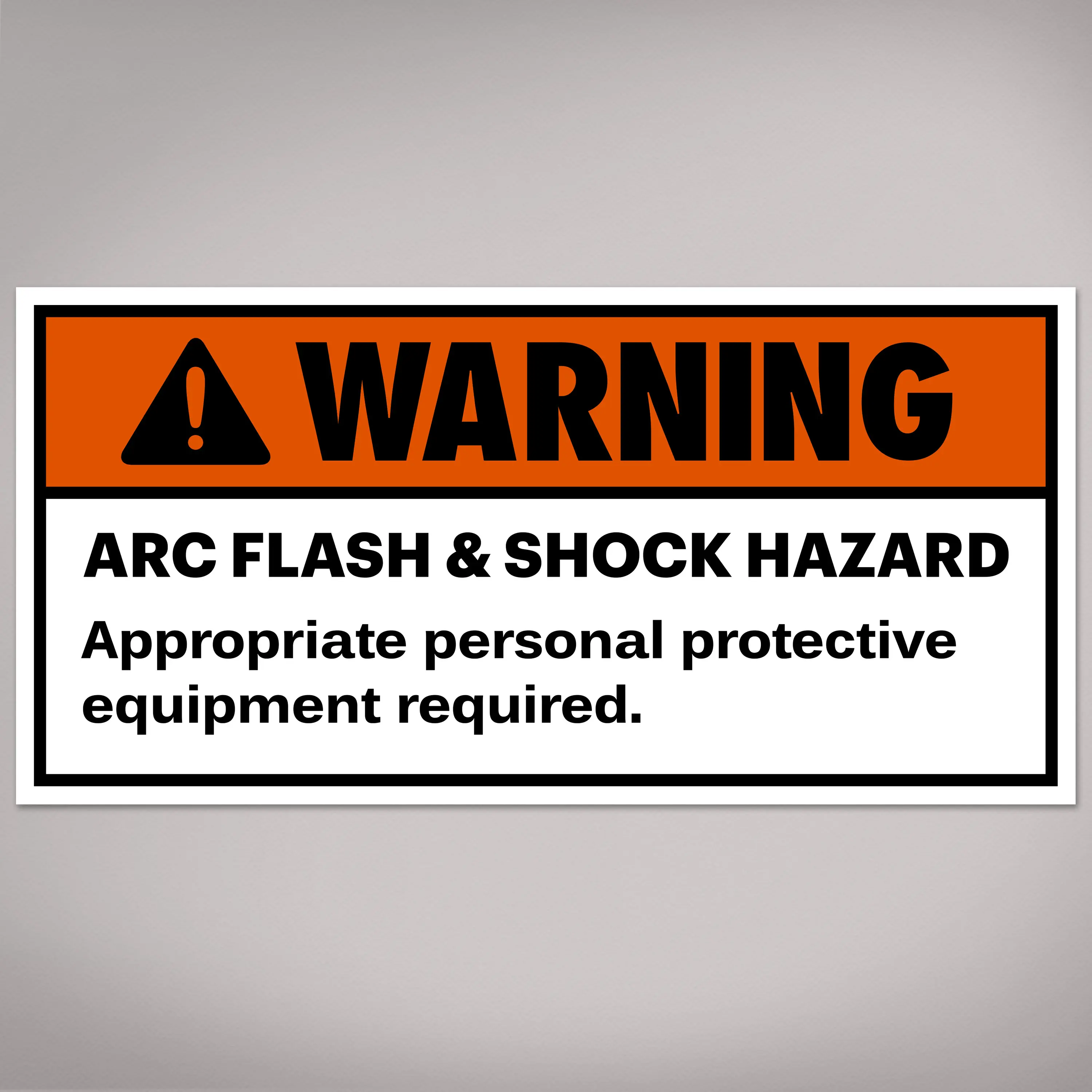 Avery Arc Flash/Shock Warning Labels, Waterproof, UV Resistant, Preprinted, 2" x 4", 100 Warning Decal Labels