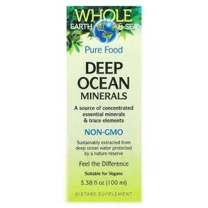 Natural Factors Whole Earth & Sea®, Deep Ocean Minerals, 3.38 fl oz (100 ml)