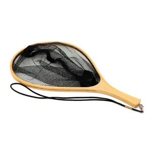 Fish-Field Wooden Landing Net - WDLN003
