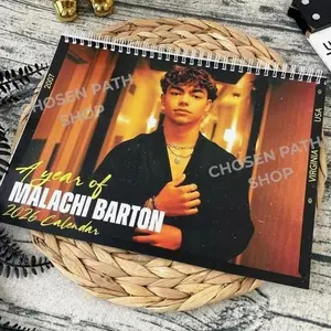 Malachi Barton 2026 Calendar, Celebrity Unique Holiday, New Year, Funny Gift For Frieds, 2026 Wall Calendar