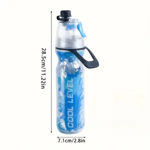 Large Capacity Spray Water Bottle - 5 Hours Cold and 12 Hours Hot, 3-Layer Leak-Proof Design, BPA-Free Frosted Surface, Impact-Resistant, Perfect for Camping, Gym, and Travel - Gradient Insulated Mug, Stylish Gradient Design, Triple-Layer Insulation