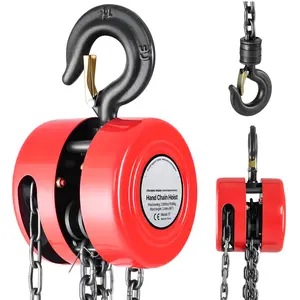 Manual Chain Hoist 2200 lbs 4400 lbs Capacity 8ft 10ft 20ft G70 Chain Block for Lifting and Hoisting