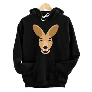 Kangaroo face laughs for the next Australian holiday Hoodie, Sweatshirt, T-Shirt