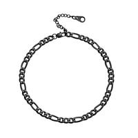 5MM Figaro Chain-Black