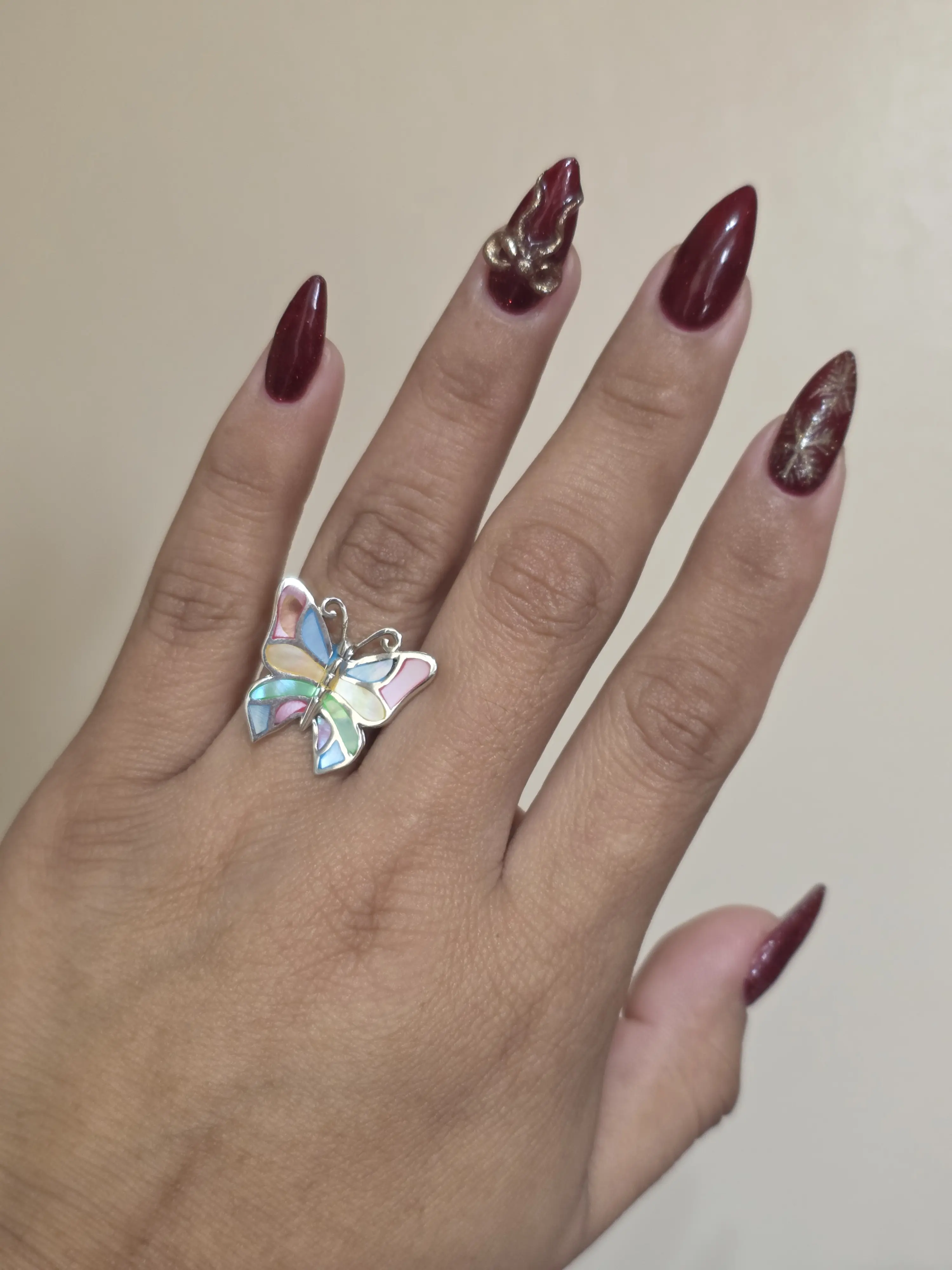 Anillo de mariposa Plata 925