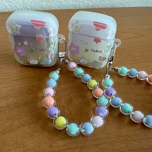 Transparent colorful Graphics AirPods Case Protection