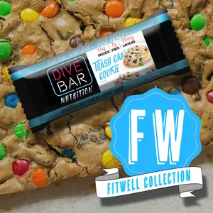 Dive Bar Trash Can Cookie Bars - 6 Cookie Dough Protein Chocolate Snack Bar