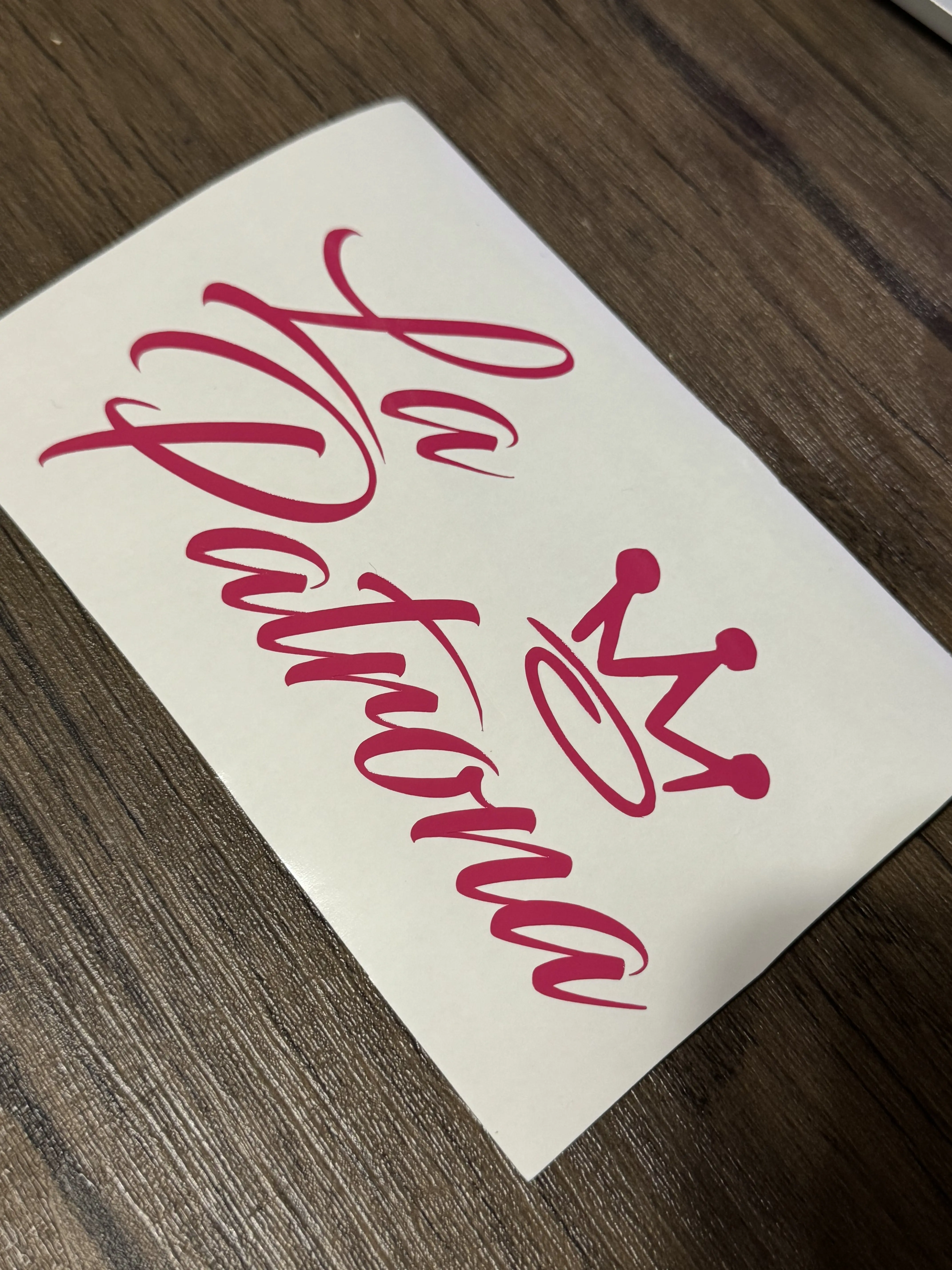 La Patrona Car Decal - Weather Resistant and Durable st iker car sticker car decal window decal