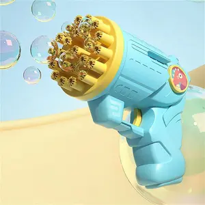 Automatic Bubble Machine Without Battery, Battery-Free Bubble Maker for Kids Toddlers, Outdoor Toys for Birthday Party, Summer Fun & Camping, Non-Toxic Bubbles, No Battery Required