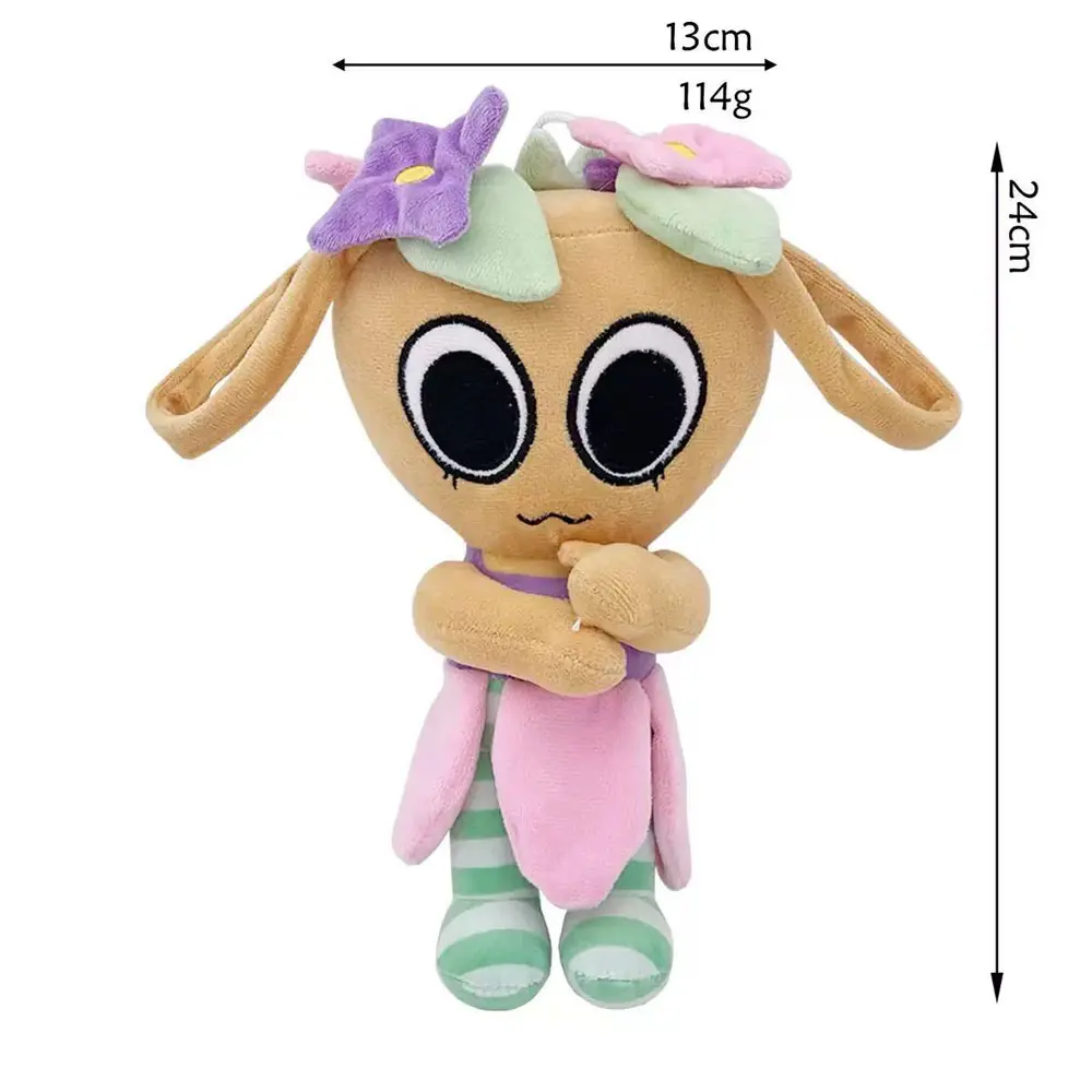 Pink Bassie Plush Toys Stuffed Figure Pillow Home Decor Collectible Gift for Game Lovers Friends Family Partners  plushies