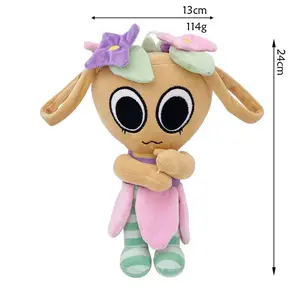 Pink Bassie Plush Toys Stuffed Figure Pillow Home Decor Collectible Gift for Game Lovers Friends Family Partners  plushies