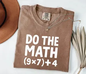 Comfort Colors Do The Math 67 Meme T-Shirt, Funny Math Joke T-Shirt, Viral 6-7 Trend, Math Equation Brainrot Graphic Tee, Nerd Humor Gift